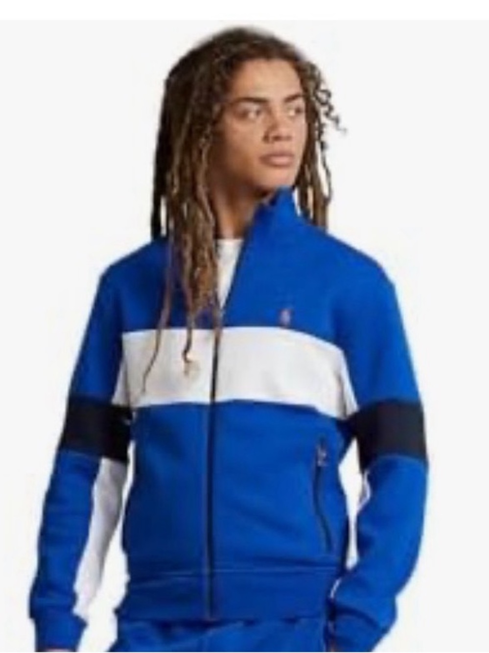 Polo Ralph Lauren Men’s Double-knit Colorblock Track Jacket Size L